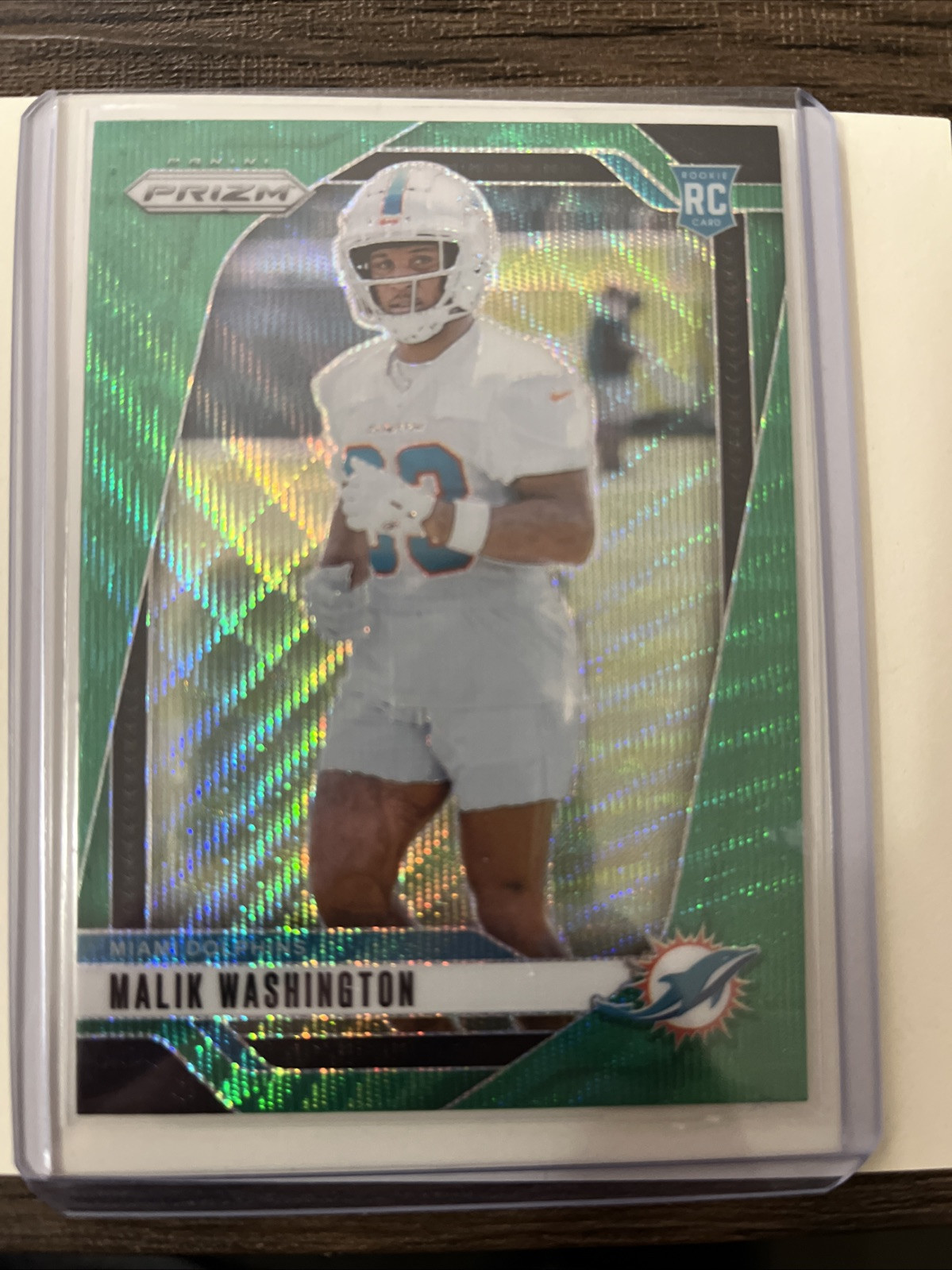 2024 Panini Prizm - Rookies Green Prizm #371 Malik Washington (RC)