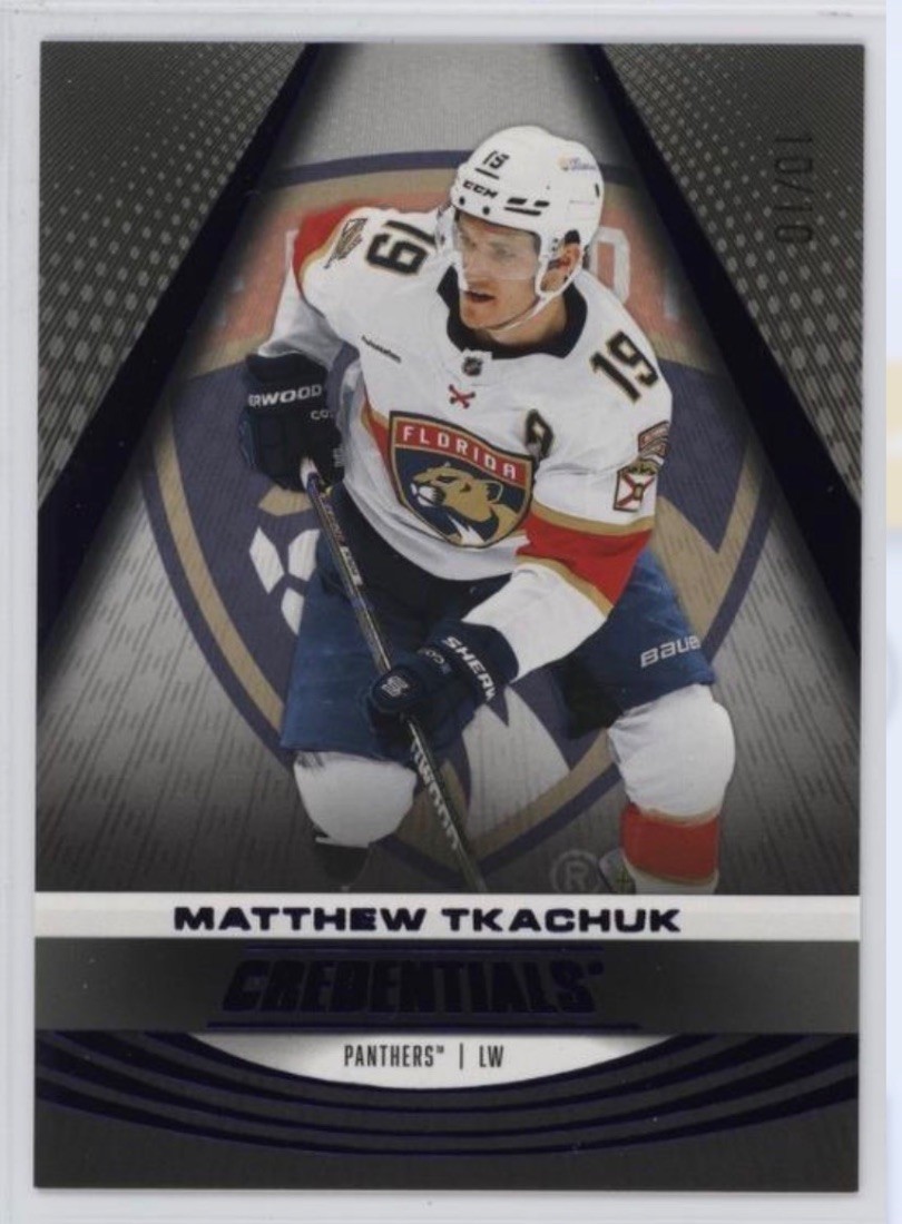 2025-26 Matthew Tkachuk Upper Deck Credentials #10/10 Purple *ePack*