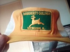 John Deere Vintage Patch Beanie Trucker Hat Made in USA