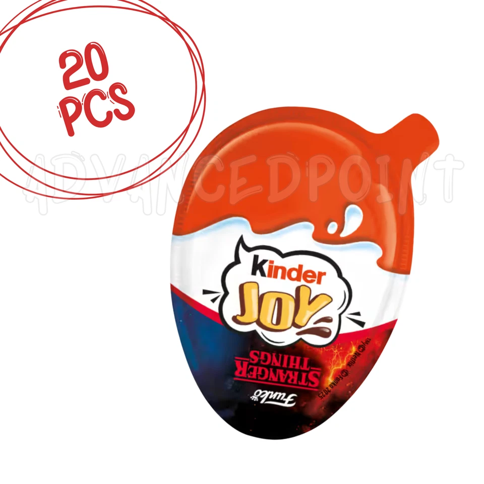 Kinder Joy Eggs 20pcs | Chocolate Candy Treats | Stranger Things Surprise Toys - Image 2 of 4