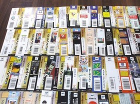 Sega Saturn Spine Cards Only Lot 106 SS Obi Paper Inserts Rare Japan JP