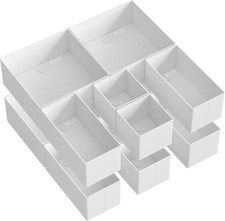 Organizer Armadio Cassettiera, Divisore per Cassetti, Set Di 12, Scatole Di Stoc