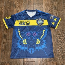 Chicago Sky WNBA Hispanic & Latin Heritage Adult SGA Soccer Jersey Size. XL