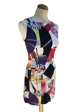 VERSACE JEANS COUTURE Vintage Abstract Dress 1990s