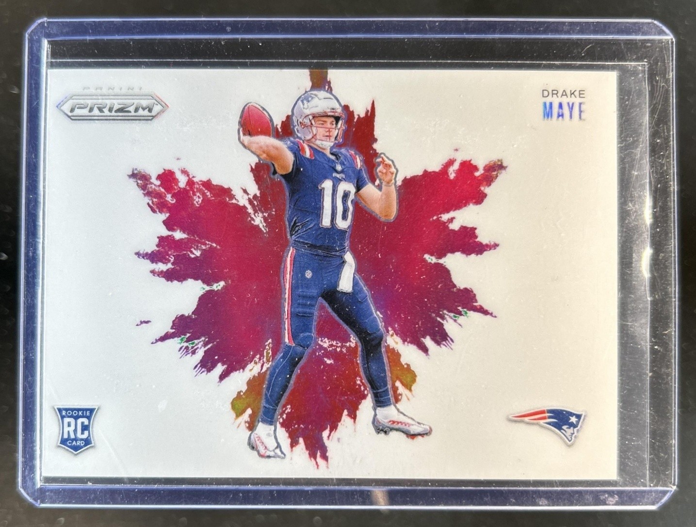 2024 Panini Prizm Drake Maye Color Blast SSP RC Rookie #2 Patriots