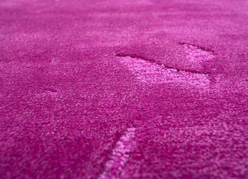 New Modern Handmade Area Rug purple orchid hand tufted Rug 6x9|7x10|8x10|9x10| - Image 4 of 4