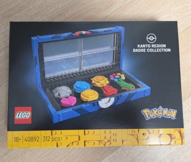 Lego 40892 Pokemon Kanto Region Badge Collection Genuine Unopened New