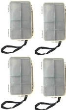 4-Pack of KUFA Sports Dual Sided Hook Box Terminal Tackle Box B338X4