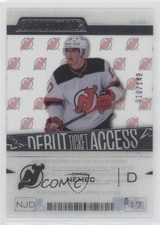 2023 Credentials Debut Ticket Access Acetate 10/149 Simon Nemec #DTA-SN Rookie