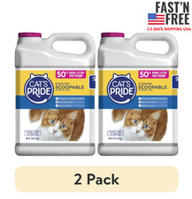  2 pack Cat's Pride Scented Scoopable Cat Litter, 12 lb Jug