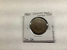 1820 Coronet Liberty Head Large Cent 205 Year Old US Copper Coin 070725 10re