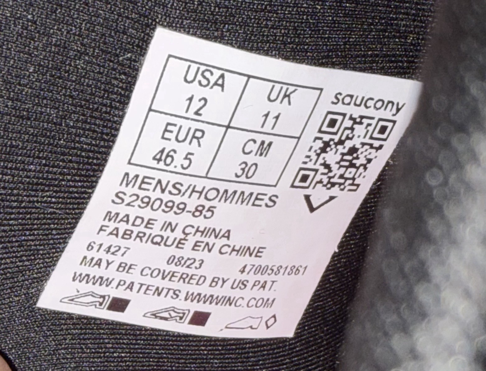 NEW Saucony Velocity MP Black ViZi - Size 12 - S29099-85 - Removable Spikes thumbnail 5