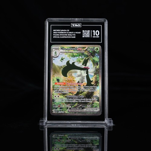 Meowscarada ex graded TAG 10 for sale on eBay