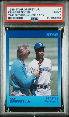 1989 STAR GRIFFEY JR. #9 KEN GRIFFEY JR. THE FUTURE-WHITE BACK  Rookie PSA 9