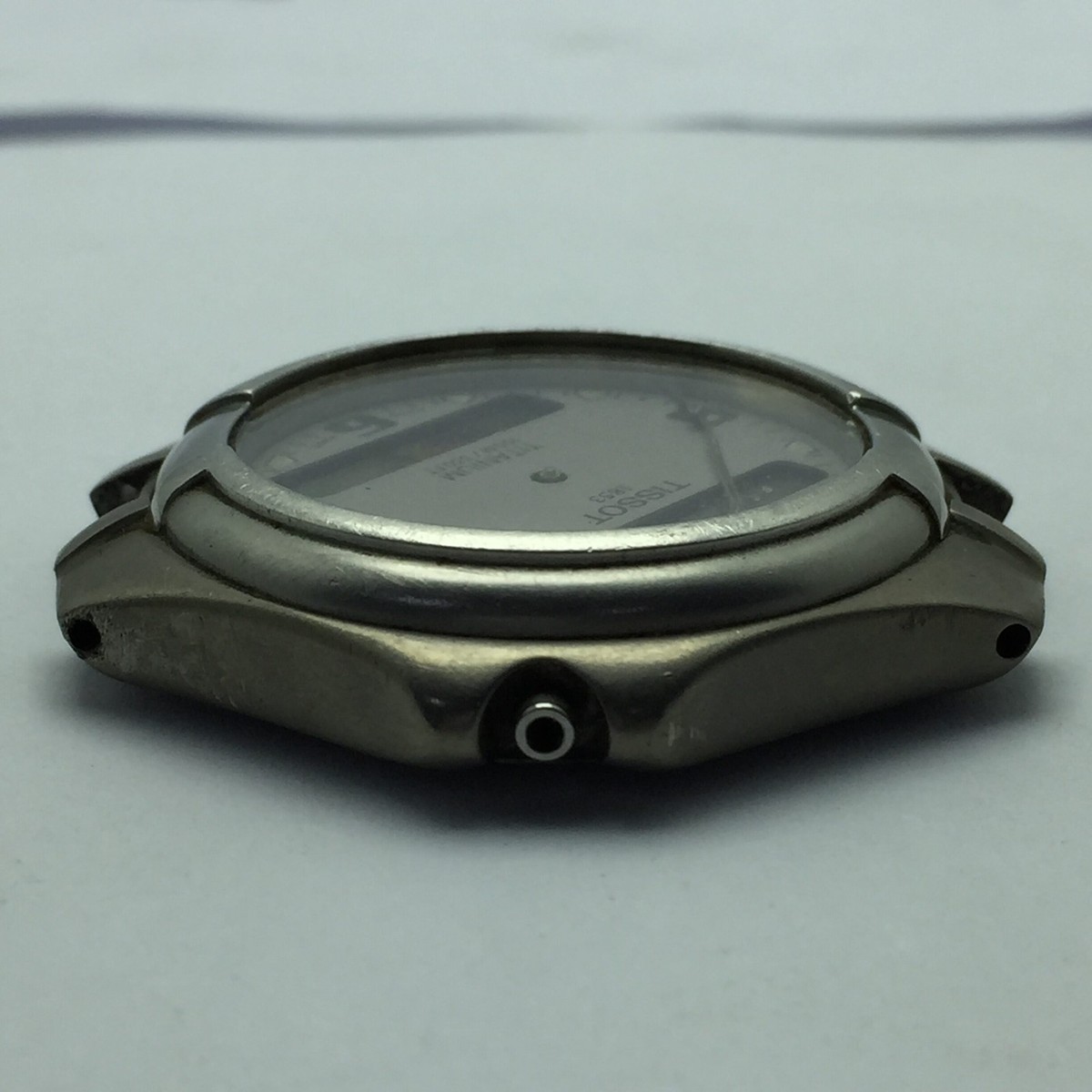 Tissot 1853 Titanium T690 Sapphire Crystal Vintage Watch For Parts