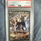 Pokemon TCG 2022 SWSH Brilliant Stars Umbreon V TG22/TG30 EN Holo PSA 10