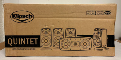 Klipsch Quintet Home Theater Speaker System - In Original Box
