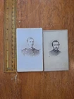 Civil War CDV Photo Lot Union Soldier & Officer NH & ME Bailey Hendee 1860s