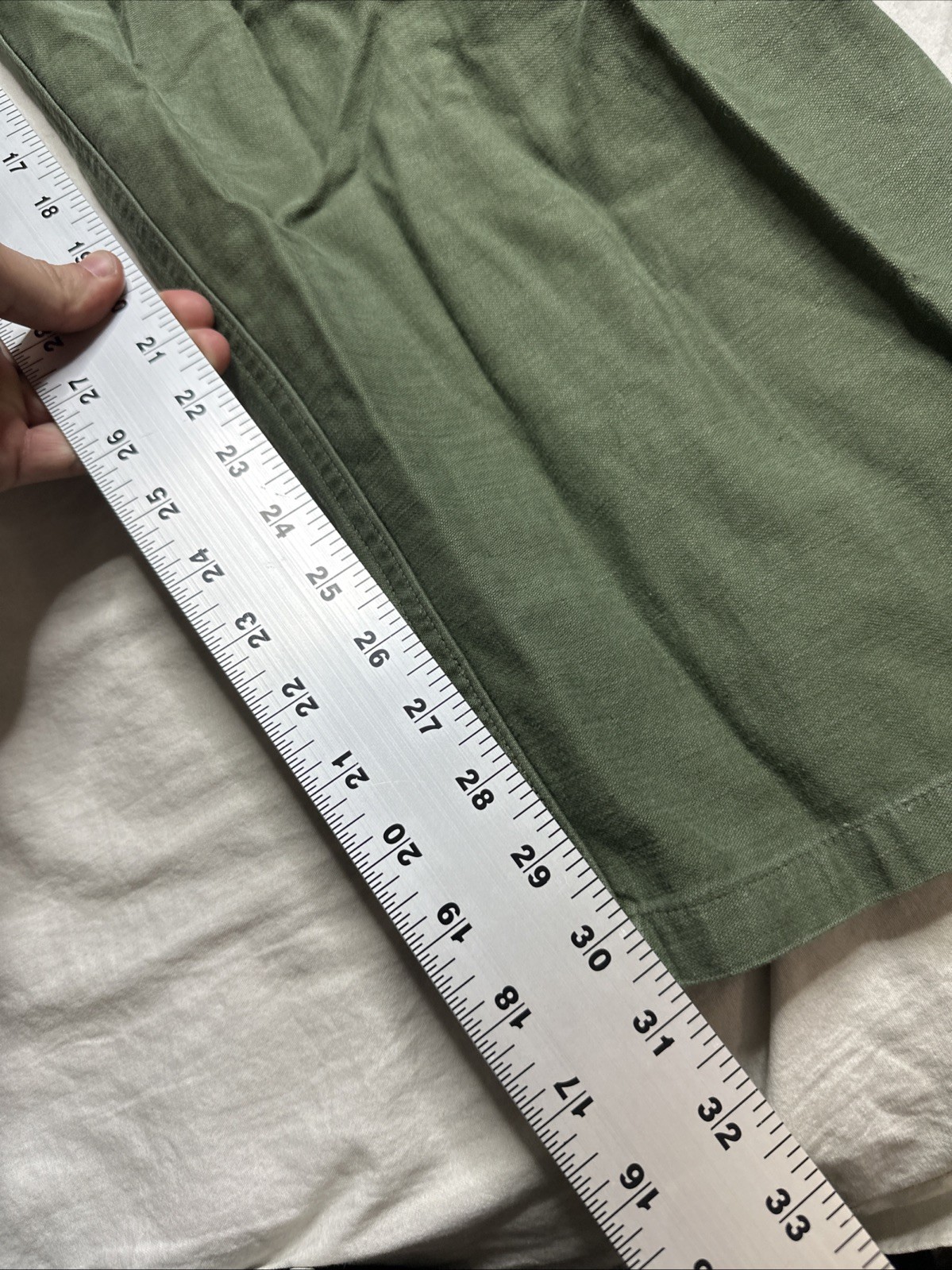 50s OG-107 Sateen Trouser Mens 1st Pattern Korean War Og 107 32X31