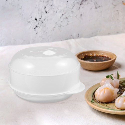 1Pz Vaporiera per Alimenti Forno Microonde Cucina Vaporiera Strumento di Vaporizzazione per Alimenti con Coperchio - Foto 10 di 12