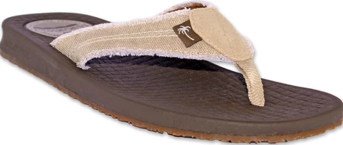 Margaritaville Men's Toffee Super Soft Footbed Lightweight Flip Flop, 8
