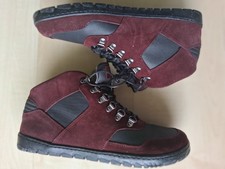 ZAQQ Barfuß-Leder-Gore-Outdoor-Schuhe-Boots 43 Neu LilaSchwarz Handmade Germany 