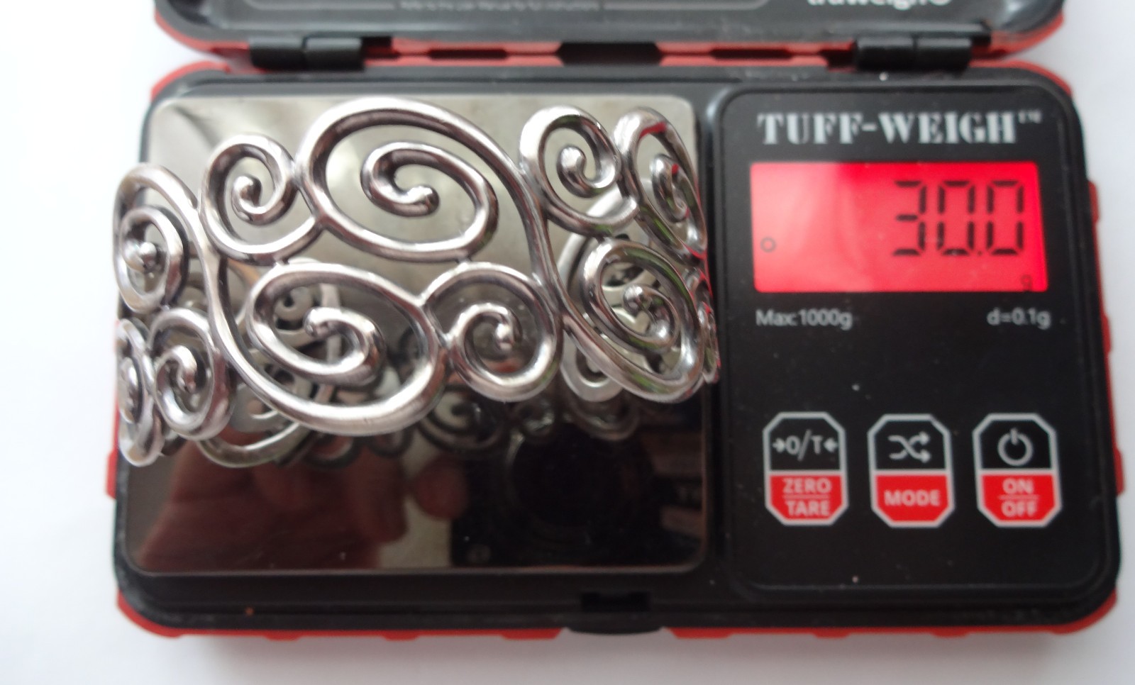 Mark ROSS SIMONS Sterling Silver Openwork Lace Sw… - image 1