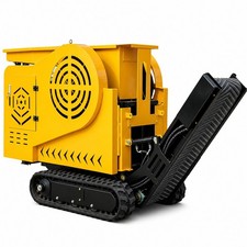 BID for 1.8T Tracked Mobile Jaw Crusher 18HP 220×350mm Stone Ore Mining Grinder
