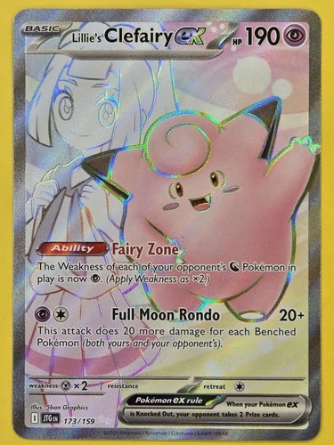 Lillie's Clefairy ex 195 Sv: Scarlet & Violet Promo Cards Holo