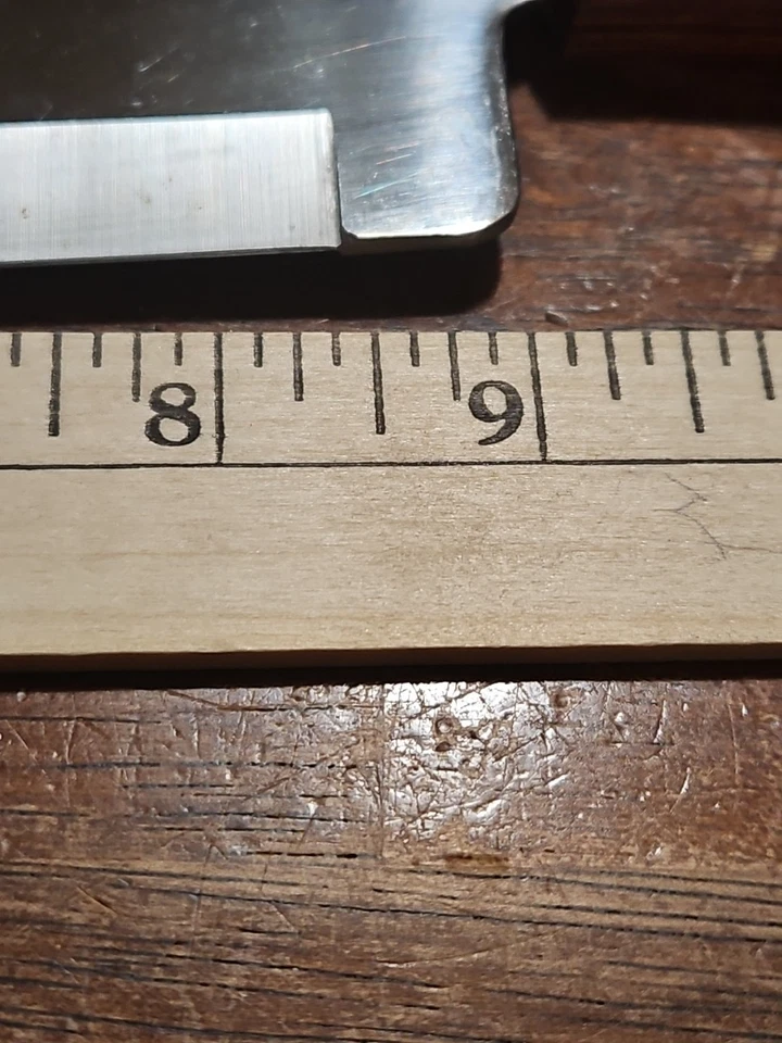 Cuchillo Maxam tierra hueca de acero inoxidable hoja de 9", Japón Natl, Foto 2 de 4