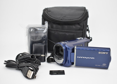 Sony DCR-SX40 Handycam Digital Video Camera Camcorder 60x Zoom - BUNDLE TESTED