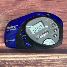 Memorex 2Xtreme Digital AM/FM Radio Model MB221 Portable Blue TESTED-WORKS