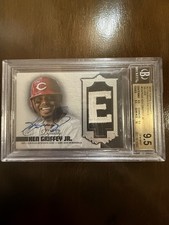 2019 Topps Dynasty Autograph Patches Silver Ken Griffey Jr /5 BGS 9.5 Pop 1