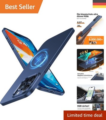Stylische iPhone 15 Pro Max Hülle   Ultra Dünn & Magnetisch,  für MagSafe