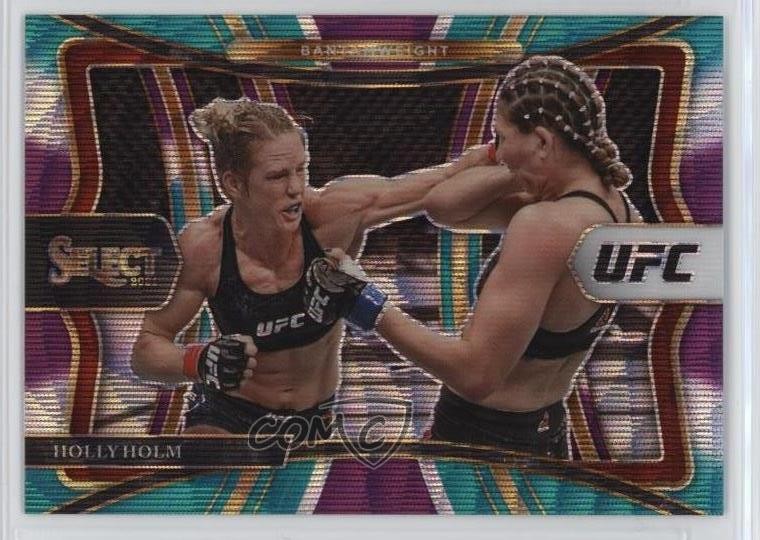 2021 Panini Select UFC Premier Level Tri-Color Prizm Holly Holm #132 1m8