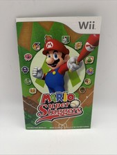 Manual Only Mario Super Sluggers - Nintendo Wii Authentic Instruction Booklet