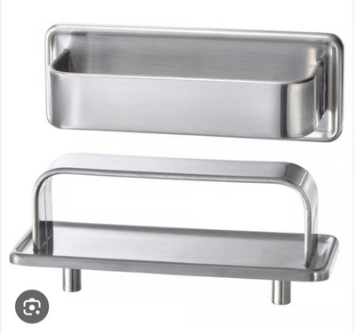 #ad IKEA SORBYN SÖRBYN Drawer Handle 2 Pack 3 3 4quot; 904.503.38 Brushed Nickel $29.99