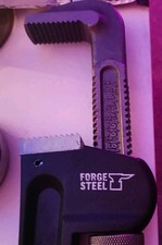 24" Adjustable Stilsons / Pipe Spanner / Monkey Wrench. Heavy duty Forge Steel