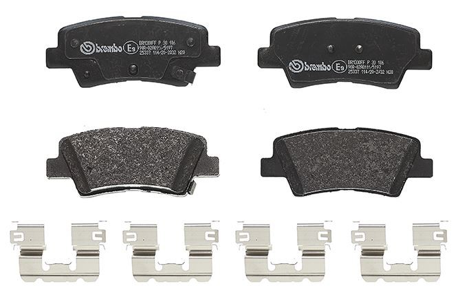 Brembo Bremsbelagsatz, Scheibenbremse P 30 106 Für Hyundai - Bild 10