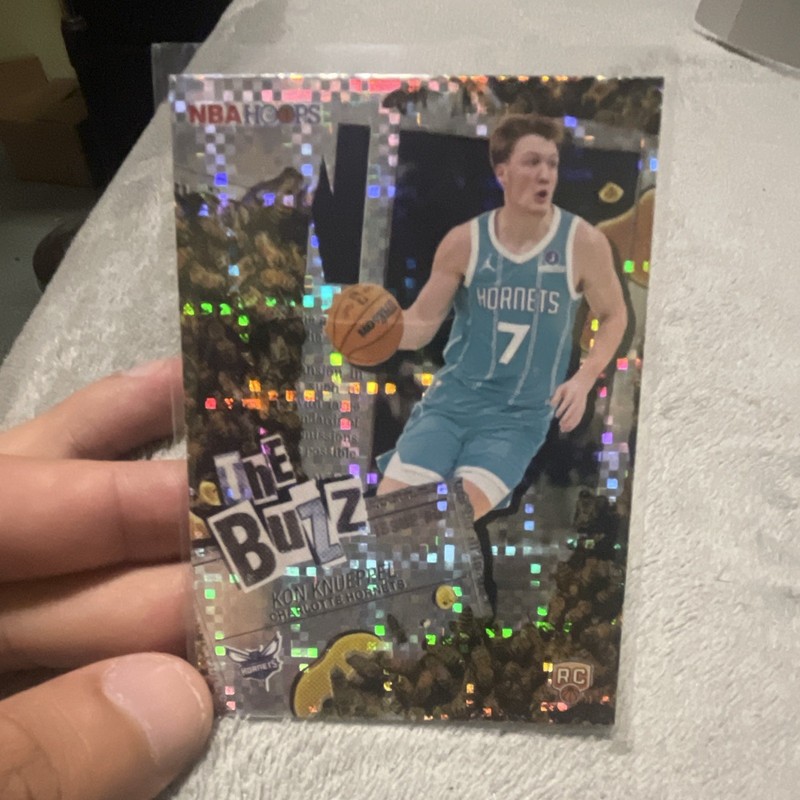 Topps 2024-25 NBA Hoops Kon Knueppel Hornets RC Rookie Insert The Buz TB-4