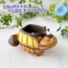 Ghibli My Neighbor Totoro cat bus Min pen holder stand organizer Japan New F/S
