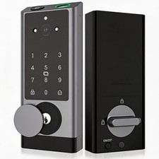 Video Smart Lock w/Camera  Doorbell 6-in-1 Keyless Entry Door Lock w/App Remote