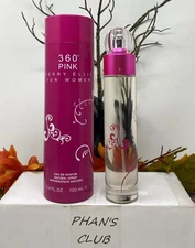 Perry Ellis 360° Pink 3.4oz Eau de Parfum Floral Woody Musk Perfume for Women