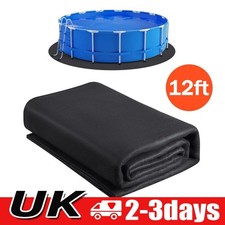 12ft Round Pool Liner Pad for Above Ground Pools Heavy Duty Pool Mat