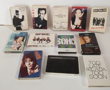 Cassette tapes lot Singles 80s 90s Pop Eddie Money Phil Collins George Michael 