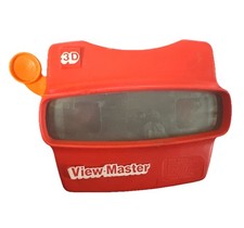 Vintage View Master Uses Reels 3D Viewer Red Classic Viewmaster Toy Slide