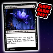 Bitterblossom - Custom Art Magic: The Gathering Playtest Card - Commander EDH