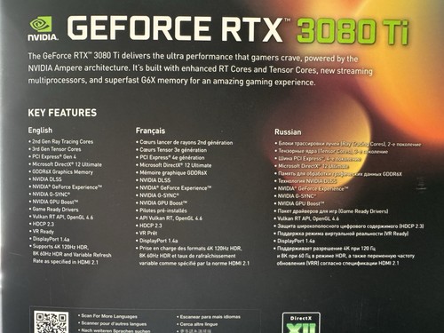 EVGA NVIDIA GeForce RTX 3080 Ti XC3 12GB GDDR6X Gaming Graphics Card - Picture 10 of 10