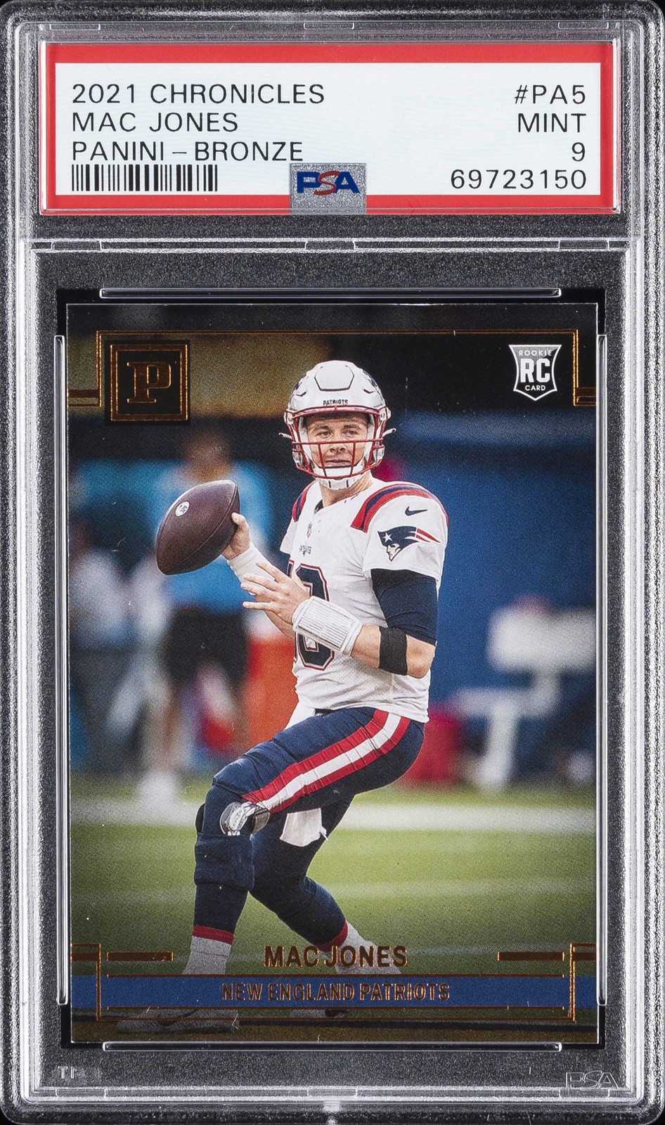 Mac Jones Panini Chronicles Panini #PA5 Bronze