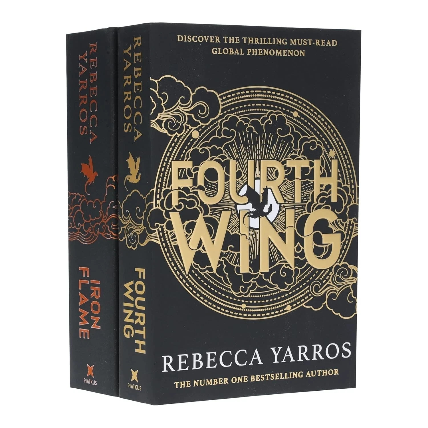 The Empyrean Series 2 Books Collection Set By Rebecca Yarros Fourth Wing, Iron